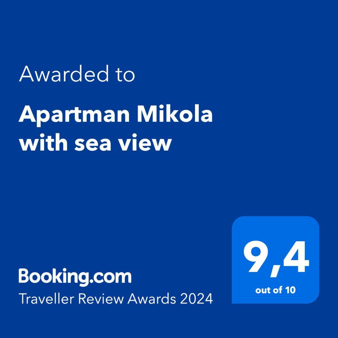 Apartman Mikola With Sea View โตรกีร์ ภายนอก รูปภาพ